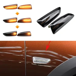 2PCS Led Dynamic Side Marker Turn Signal Light Sequential Blinker For Opel Astra J Astra J K Zafira C Insignia B Grandland X