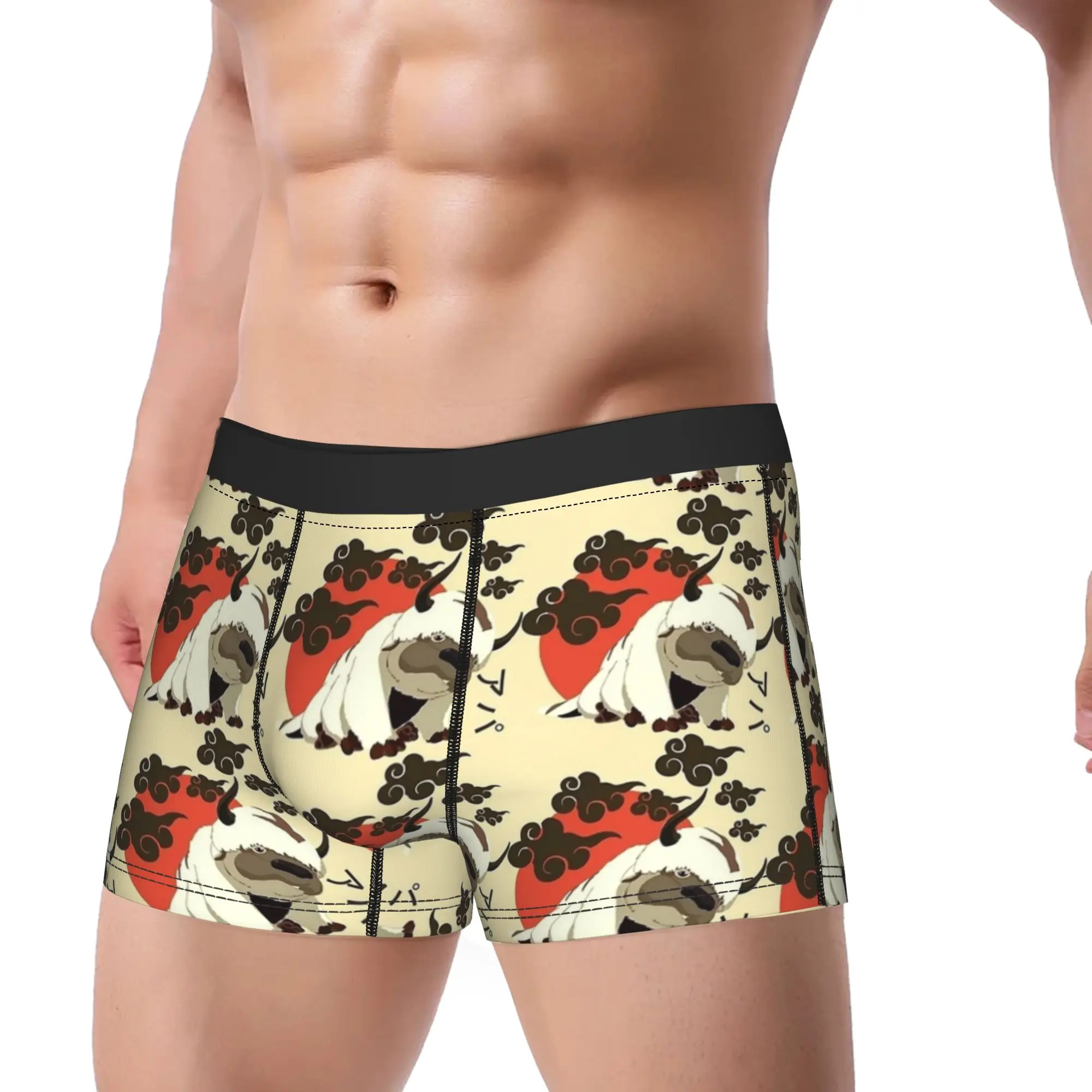 Appa The Last Airbender Avatars Airbender Shorts Briefs Underwear High Quality Male Comfortable Trunk Design Oversize Underpants