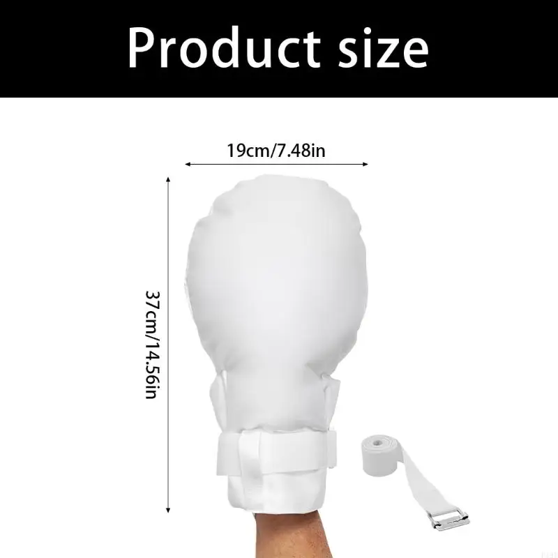 1 قطعة/2 قطعة قفازات تنفس مع أحزمة المعصم قابل للتعديل للوقاية من الإصابات وحماية الجلد ضبط النفس القفازات F19E