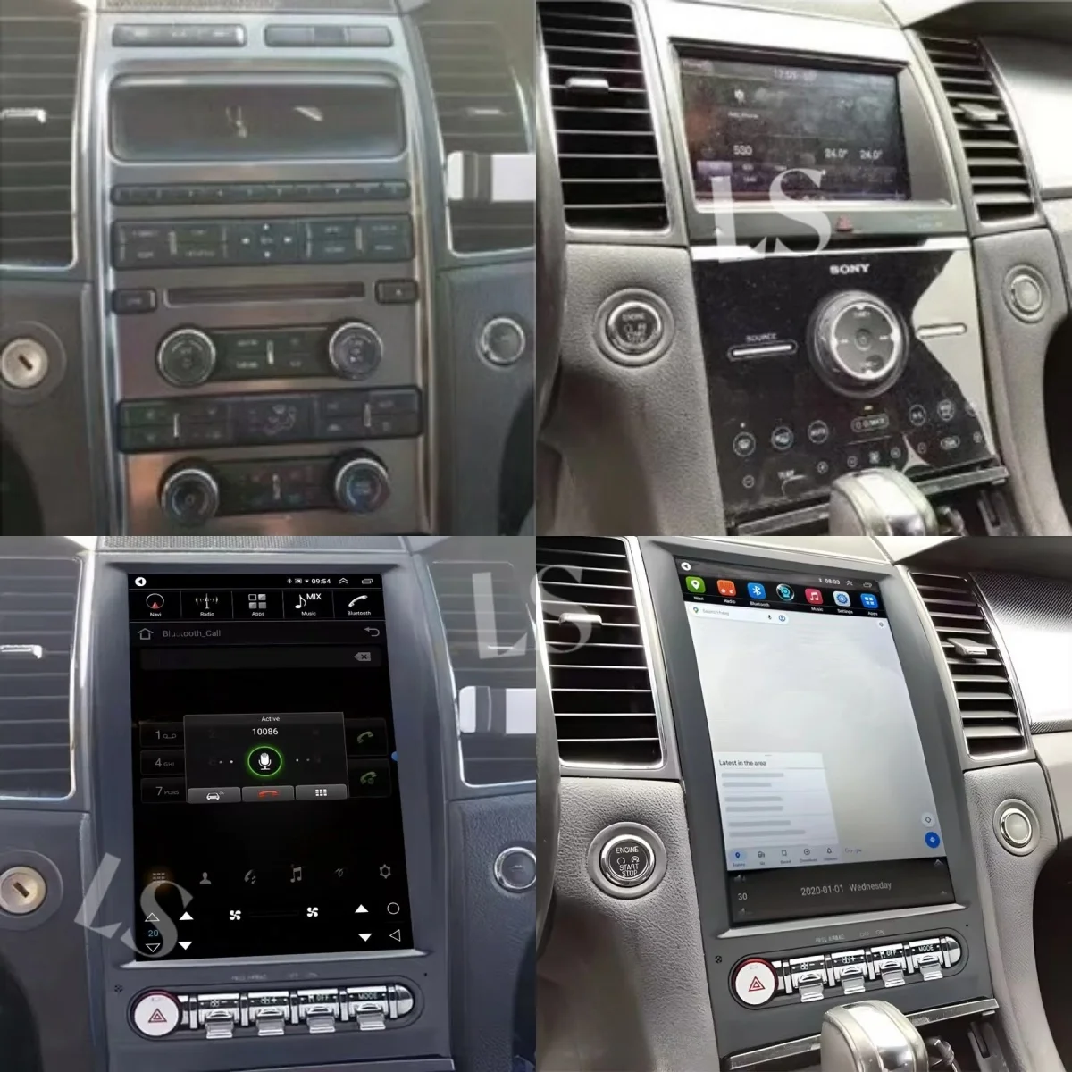 

Carplay Screen Android13 For Ford Taurus 2011-2016 Car Radio Car GPS Navigation Auto Multimedia Player Head Unit Media