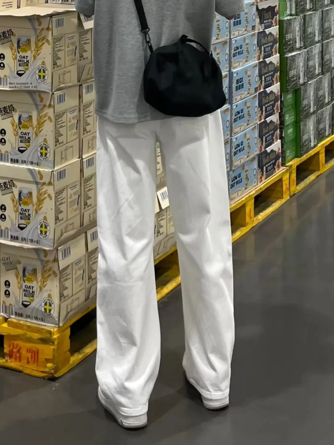 

Мужские джинсы Cleanfit White American Sle, прямые, расклешенные, с высокой талией, удлиняющие ноги, для весны и осени