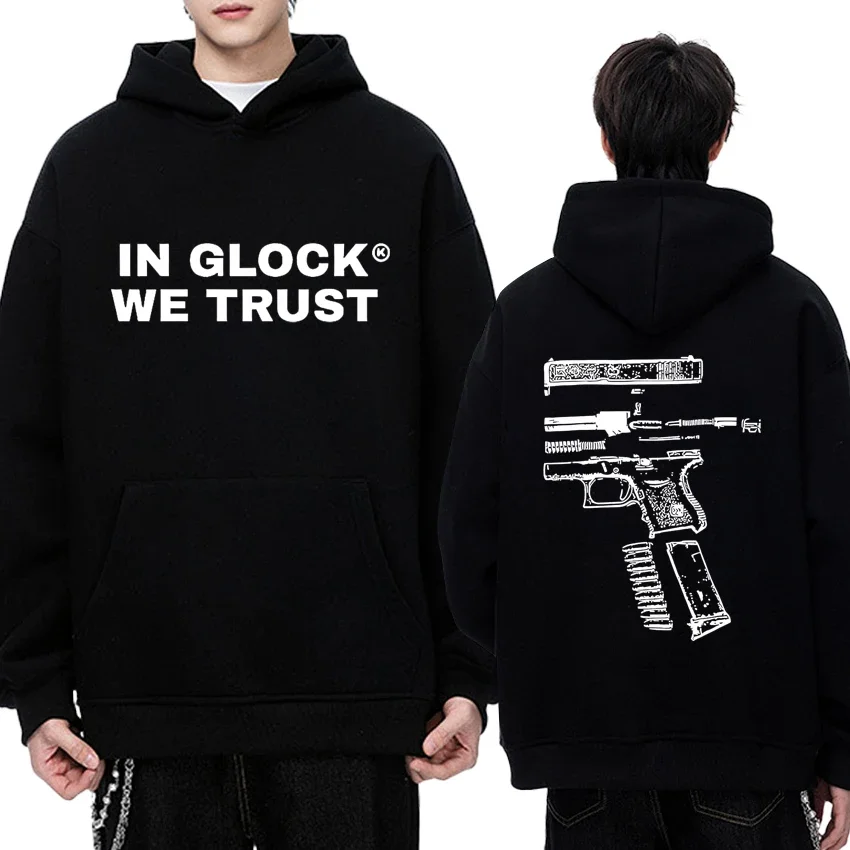 

Men's and women's double-sided printed hoodies, retro punk style street wear, men's and women's same long-sleeved sweatshirts