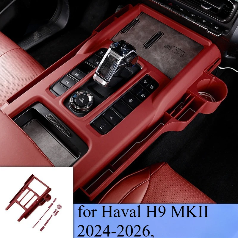 

Car Seat Gap Filler Organizer for Haval H9 MKII 2024-2026, Center Console Crevice Storage Box, ABS Interior Side Pocket