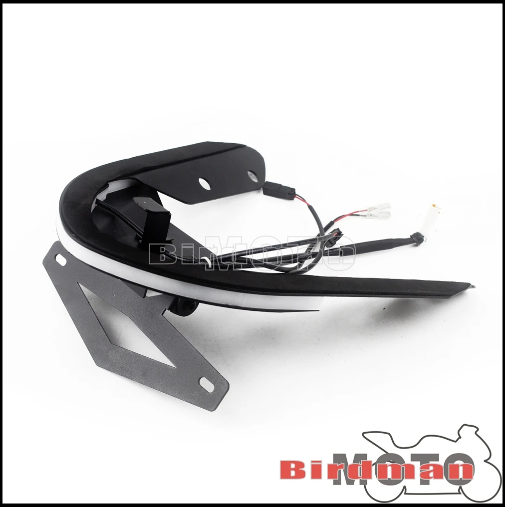 Motorcycle Rear LED Eliminator Bracket for Ducati Monster 821 15-17 for Ducati Monster 1200/S 14-16 Motorbike Tail Light Tidy