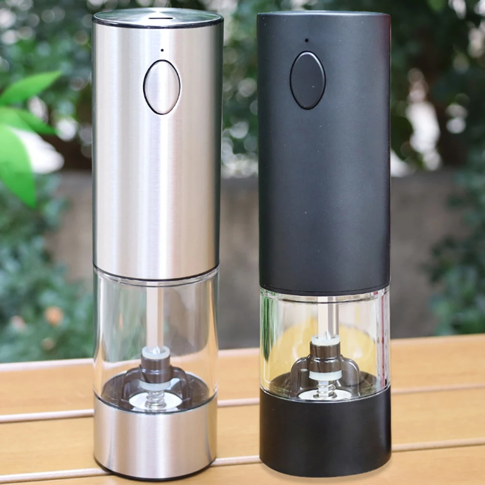 

Электрическая мельница для соли и перца, регулируемая грубость, автоматическая мельница для соли и перца, электрическая мельница для специй, кухонные гаджеты, инструменты