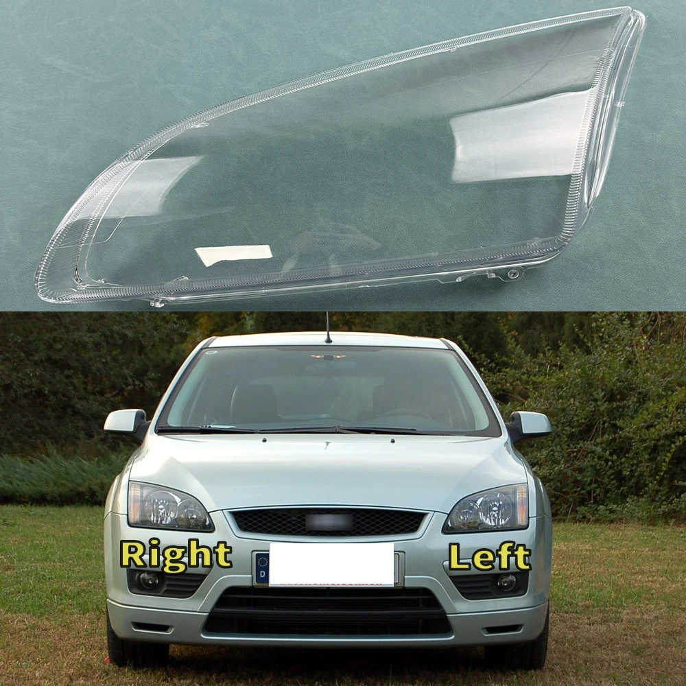 

For Ford Focus 2005 2006 2007 2008 Car Front Headlight Cover Auto Headlamp Lampshade Lampcover Head Lamp light glass Lens Shell