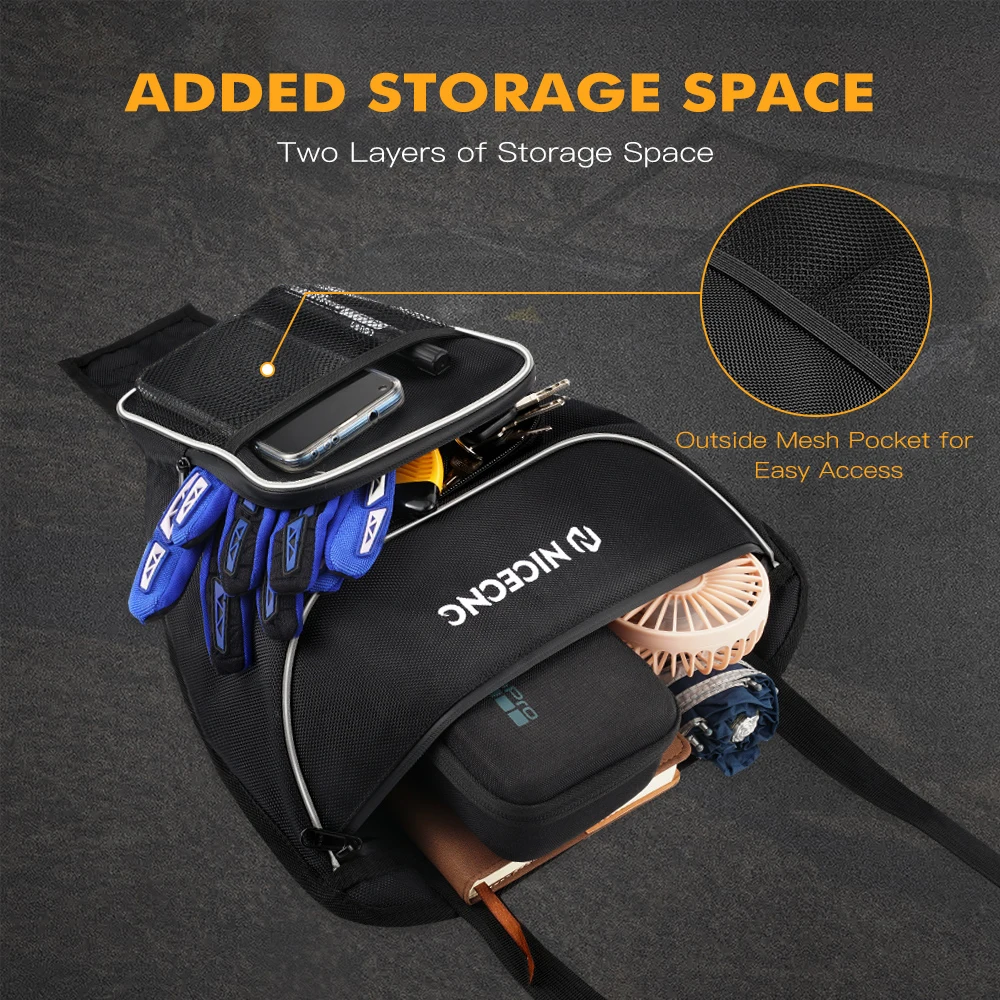 NICECNC Voor Polaris Ranger 570 800 Center Seat Bag UTV Accessoires Waterdichte Cab Pack Opbergtas voor RZR 4XP 1000 RZR S4 900