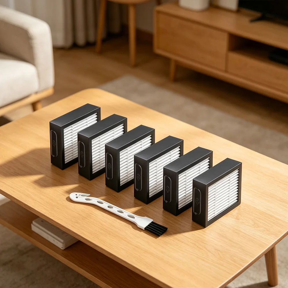 J Series Dust Traps Robot Vacuum Filters For Daily Home Maintenance High-efficiency Fiber Stable Suction Power