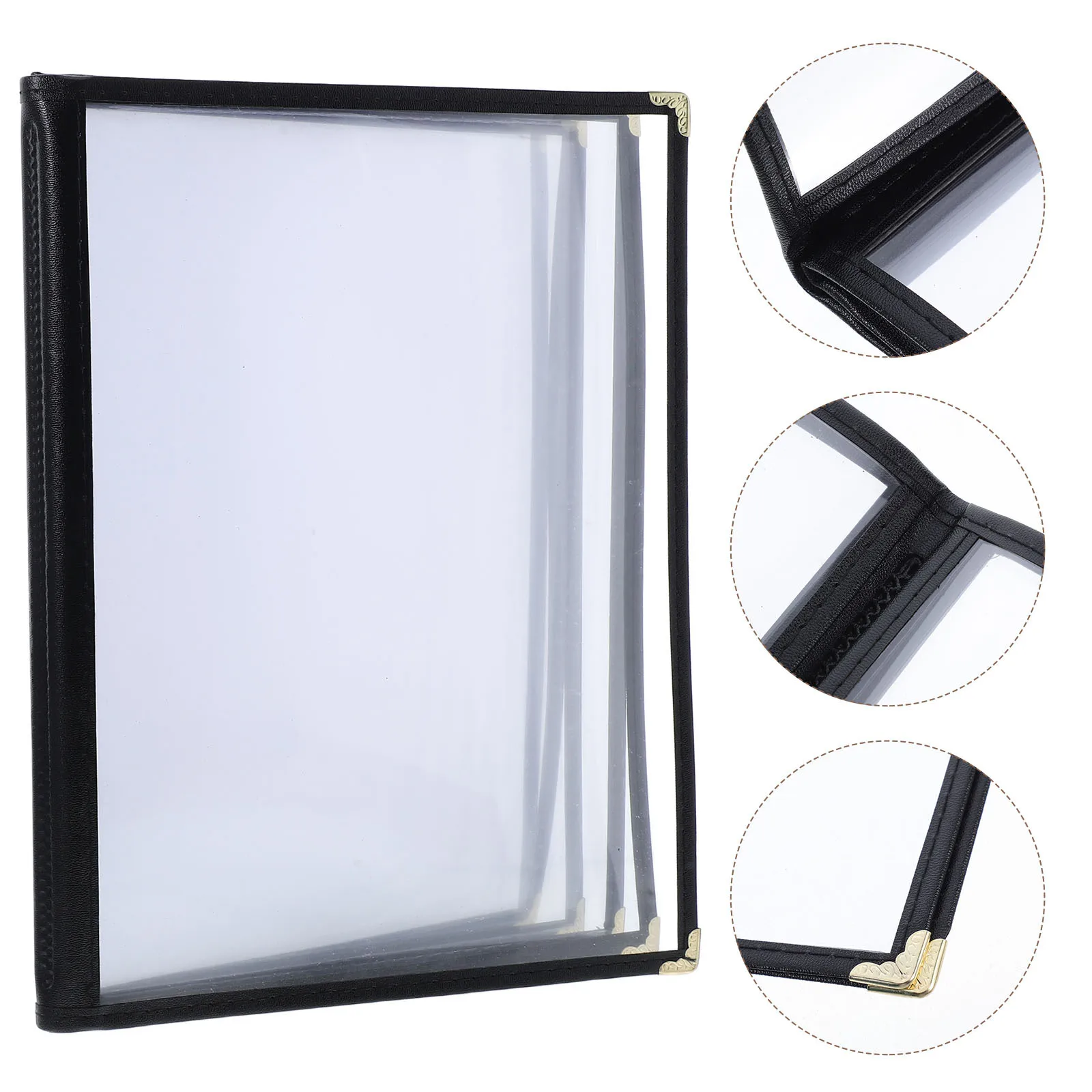 

Transparent Menu Cover For Restaurant Bar Hotel Drink List Holder Clear Insert Menu Binder Pvc Stain Resistant Display