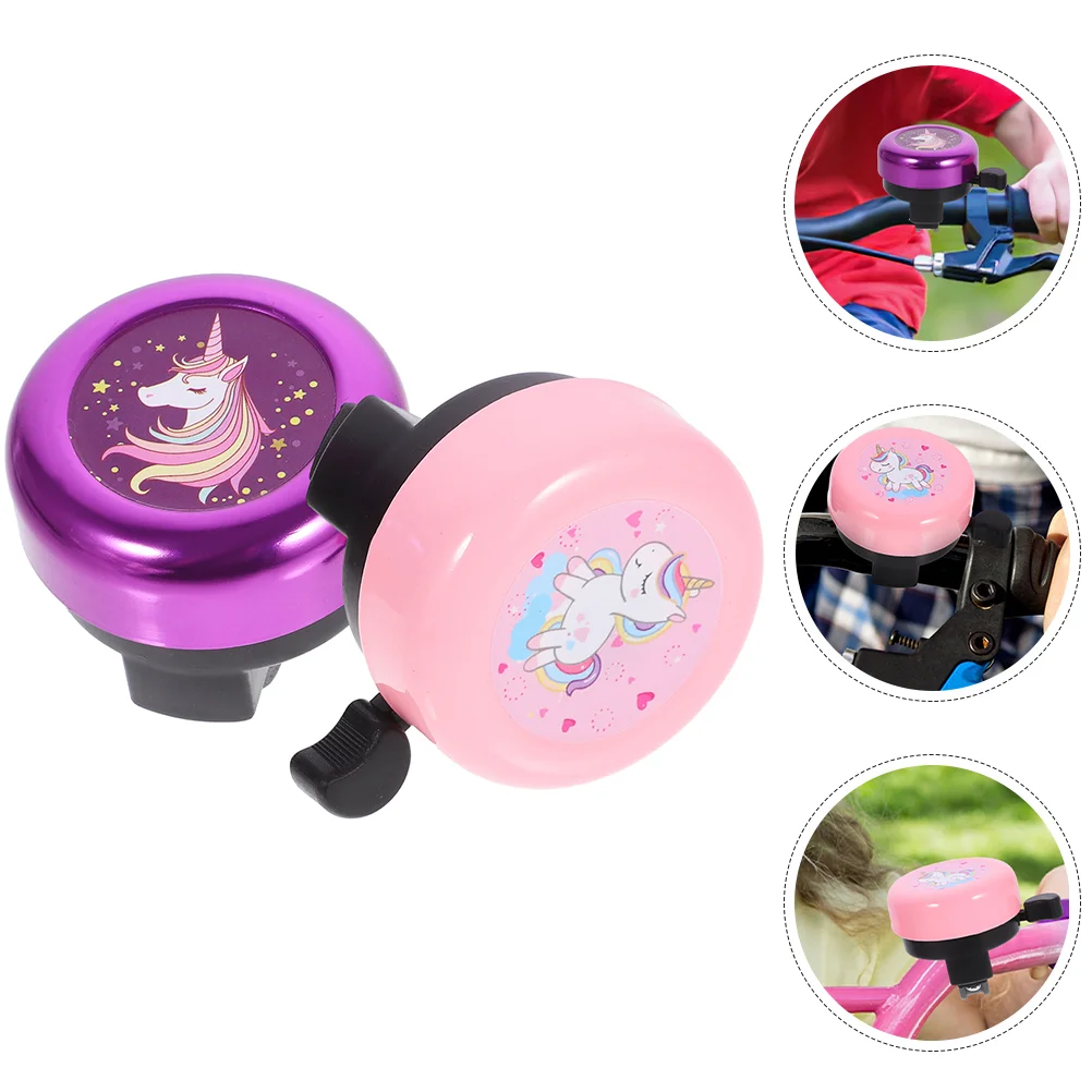 

2 Pcs Bicycle Bell for Bike Biker Accessories Men Basket Mountain Pp Classic Ring