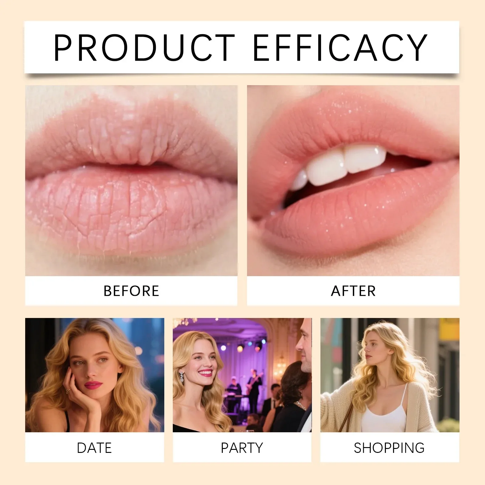 6Pcs Fruit Series Lip Balm Set Winter Moisturizing Repair Non-Sticky Lip Care Skin Anti-Cracked Fashion Lip Balm Collection
