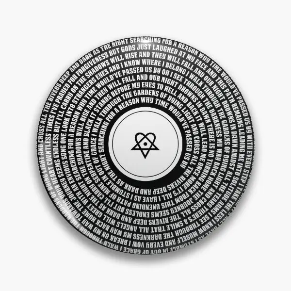 Him Band The Path Lyrics Heartagram Viny  Soft Button Pin Badge Clothes Funny Brooch Decor Cartoon Lapel Pin Cute Women Collar