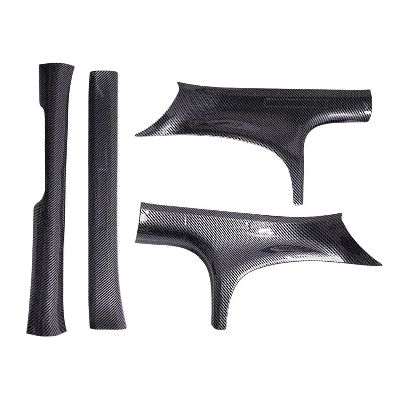 

4 шт. внутренняя защита порога, защита для входа на порог, декор из углеродного волокна, цвет для уплотнения BYD/BYD ATTO 4-T61C