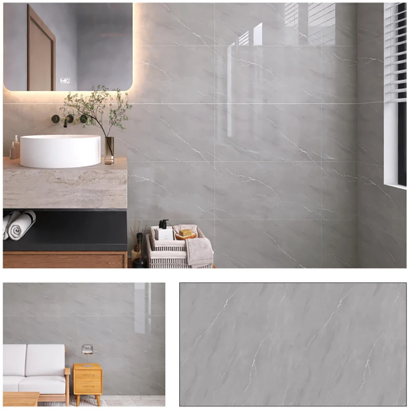 3D Wall Decoration 30*30cm Imitation Tile Wall Sticker Self-adhesive Bathroom Waterproof Moisture-proof Marble Kitchen Wallpaper