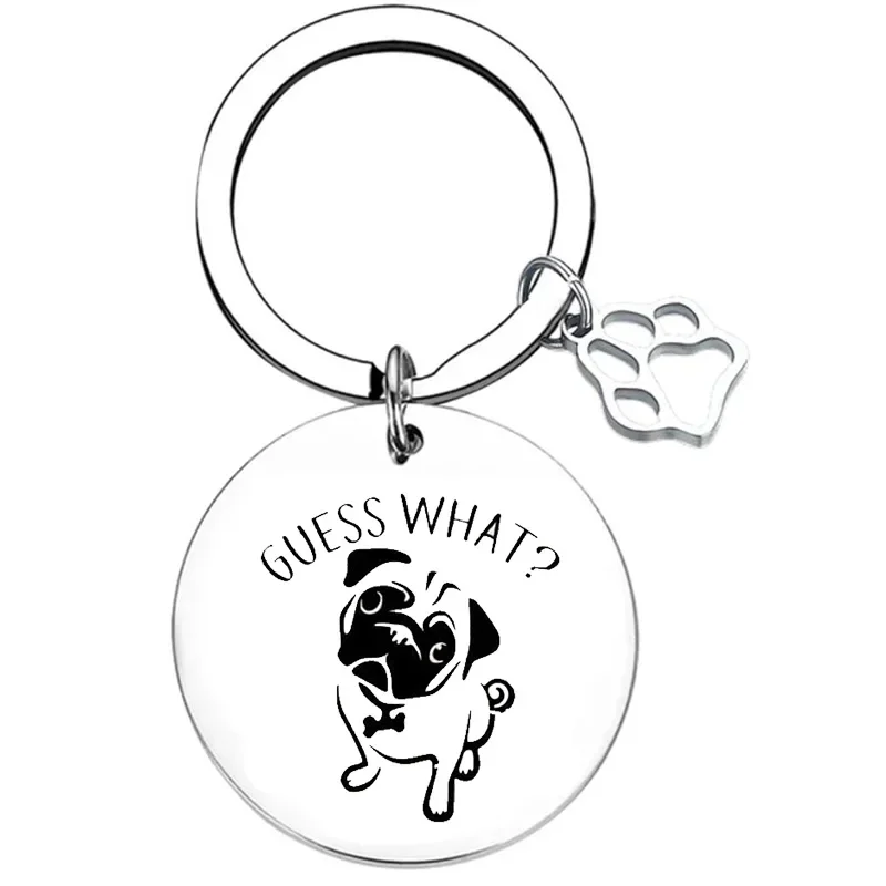 Cute French Bulldog Gifts Keychain French Bulldog lovers Key Chain Pendant Jewelry Pet animal dog gift