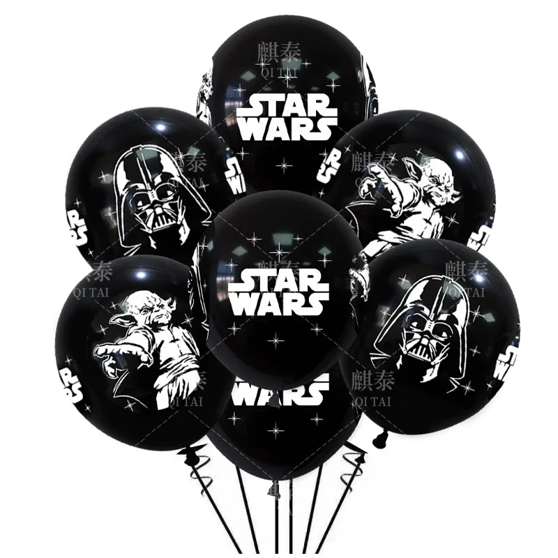 12/24 Stück Neue Star Wars Spiel Geburtstags-Luftballons Anime Film Kinder Party Dekoration Latex-Ballons Party-Favoriten Heim-Deko