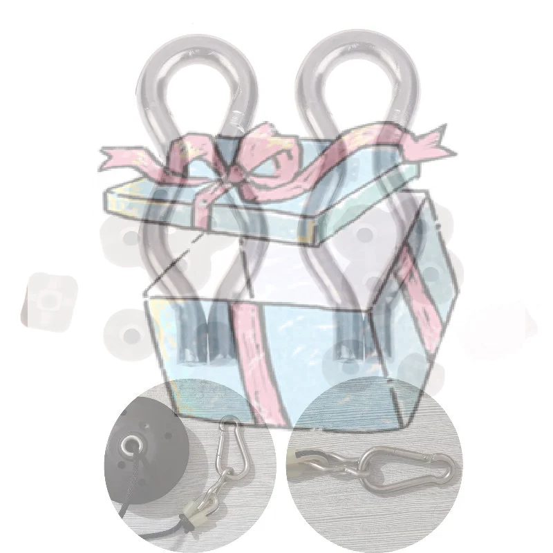 

【CCA】2Pcs DL 8-Shaped Buckle Stainless Steel Buckle For Milking Machine Cup Removal Cylinder Piston Rope Buckle