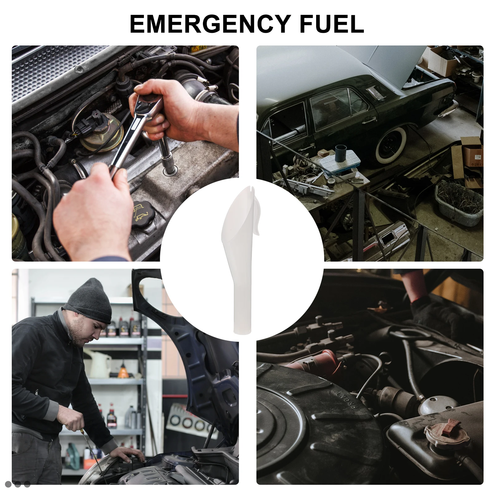 

Plastic Fuel Funnel for Automotive Vehicle Engine Oil Flexible Fluid Car Refueling Durable Safe Practical No Leakage Design Easy