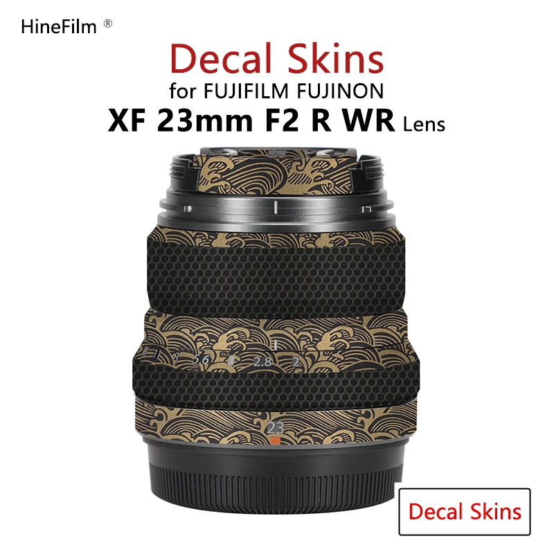 

Fuji XF23 F2 Lens Sticker 23 F2 Wrap Cover Skin For Fujifilm XF23mm F2 R WR Lens Decal Anti-Scratch Protector Coat