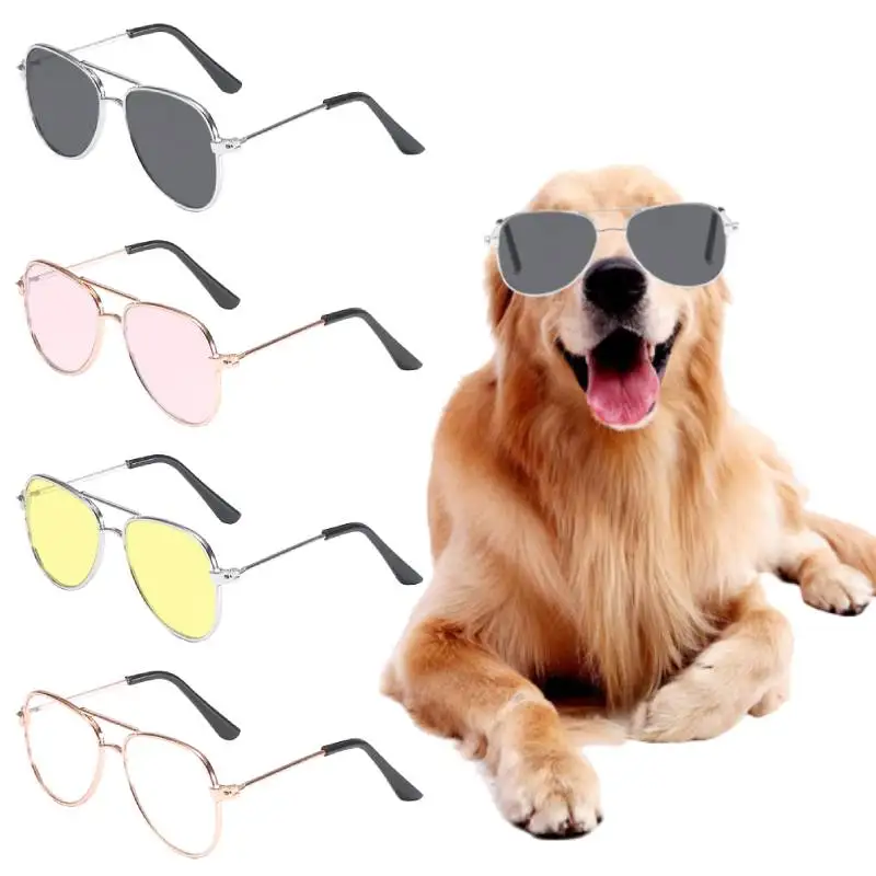 Cat Dog Pet Sunglasses Decorative Cute Glasses Lovely Reflection Eye Wear Glasses Small Puppy Kitten Photo Props Pet Accessories