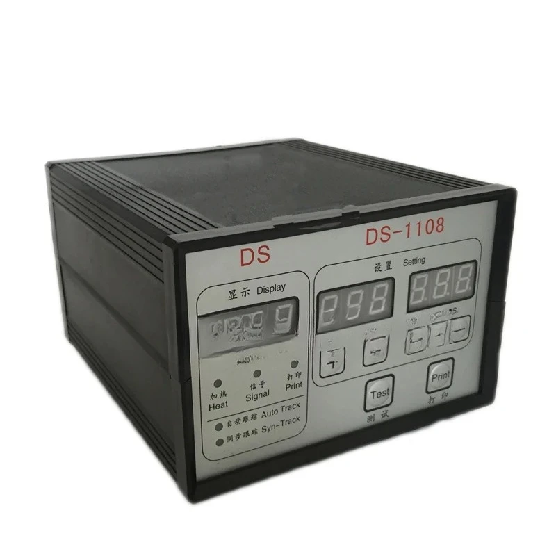 Coder Printer Continuous Date Printer for Pillow Package Machine Solid Ink Wheel Machine 220V 1pc DS-1108 Inking Printer Machine