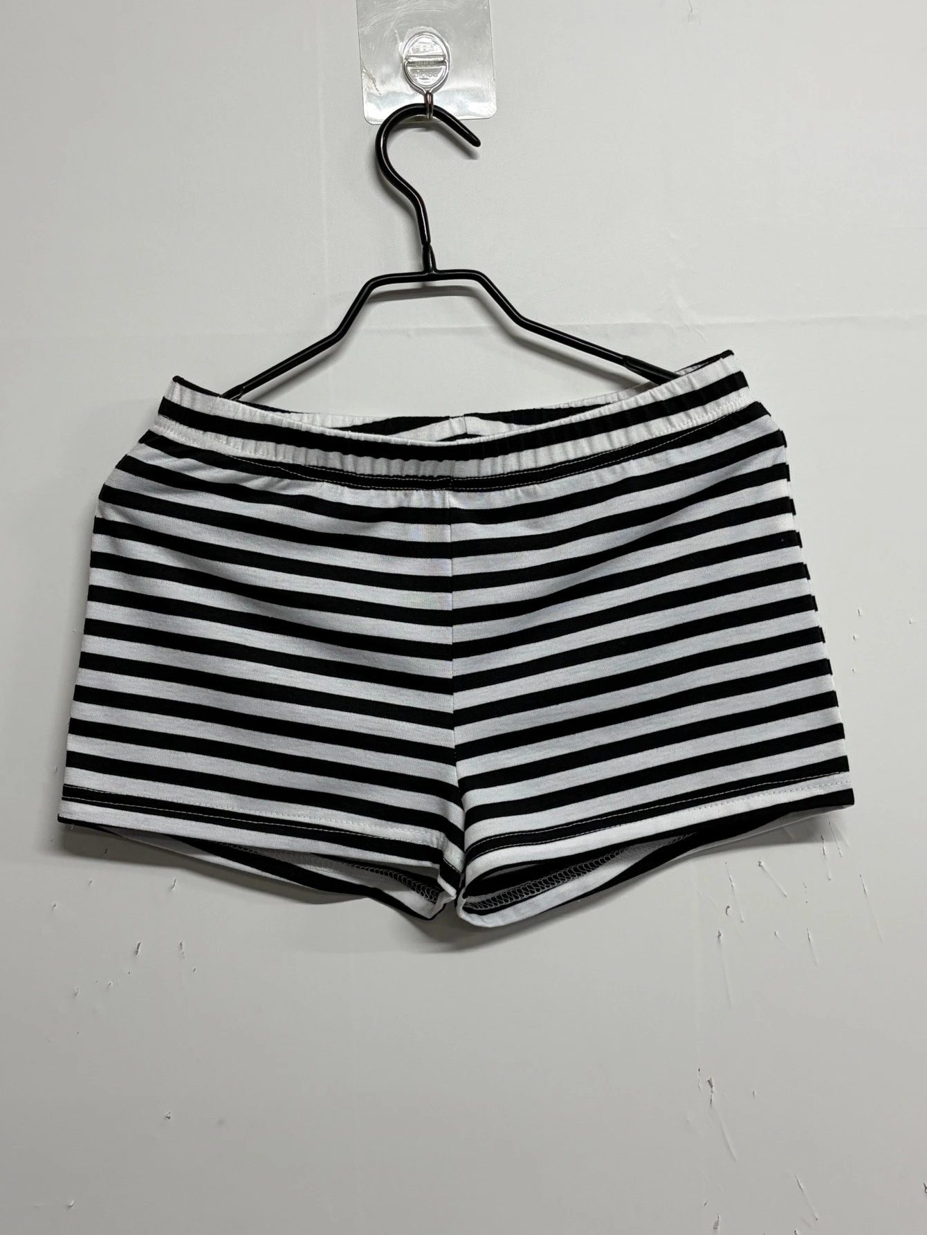 Damen Y2K Sommer Streetwear Gyaru Goth Gestreifte Micro Coquette Acubi Mini Sexy Shorts Tiefsitzende Kurze Hot Pants 2000er Alt-Kleidung – Detail 4