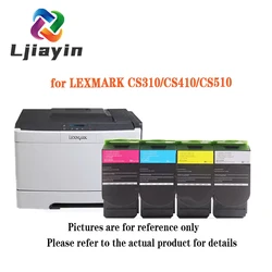 NA Version 70C1HK0/70C1HC0/70C1HM0/70C1HY0 Toner Cartridge for Lexmark CS310/CS410/CS510