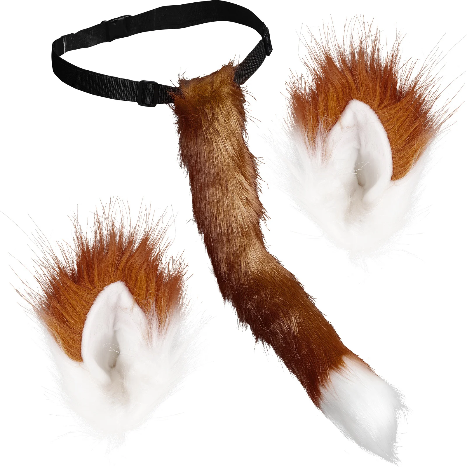 1Set Fuchsschwanz und Ohr Stirnband Kostüm Requisiten Cartoon Tier Kopfschmuck Party Festival Cosplay Zubehör Cosplay Zeug