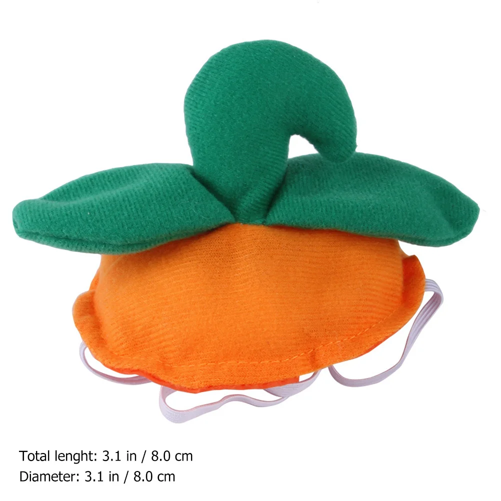 

1Pcs Pumpkin Shaped Hat Halloween Pet Costume Adorable Comfortable Dog Party Headwear Pumpkin Shaped Hat Cat Head Decoration