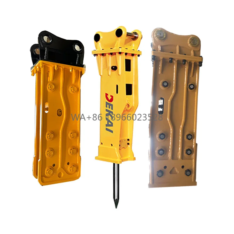 قواطع هيدروليكية مرفقة للحفارة بجودة المصنع، مطرقة صخرية صغيرة على الطراز الشعبي
