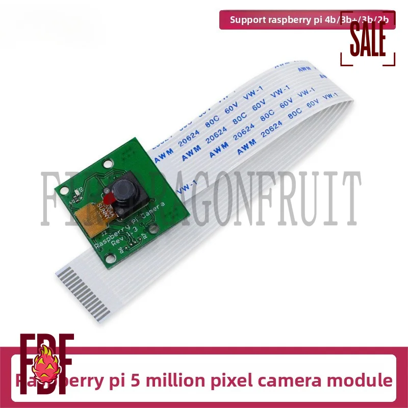 5MP OV5647 Camera Module Raspberry Pi 2B 3B 4B High Quality Capture with Auto and Wide Compatibility