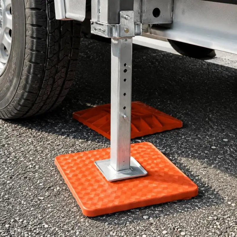Base et support de levier pour cric à levage élevé 295 x 295 mm, base de cric tout-terrain avec capacité de 3175,2 kg, support de cric pour la plupart des crics à base de 185 x 120 mm