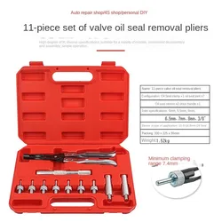 11 pieces of valve spring compression pliers, valve oil seal pliers, valve oil seal disassembly tools, valve pulling pliers