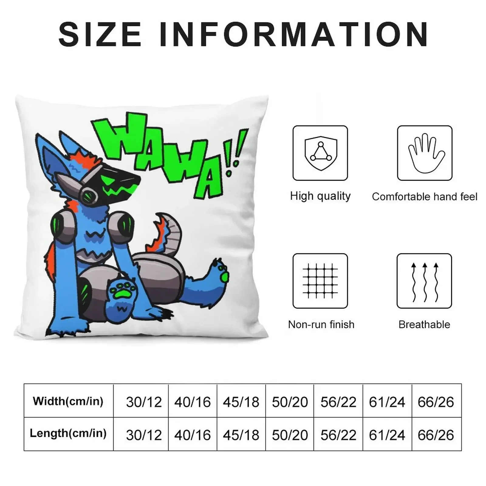 Protogen Throw Pillow Cushion Covers For Living Room Decorative Cushions For Luxury Sofa pillow