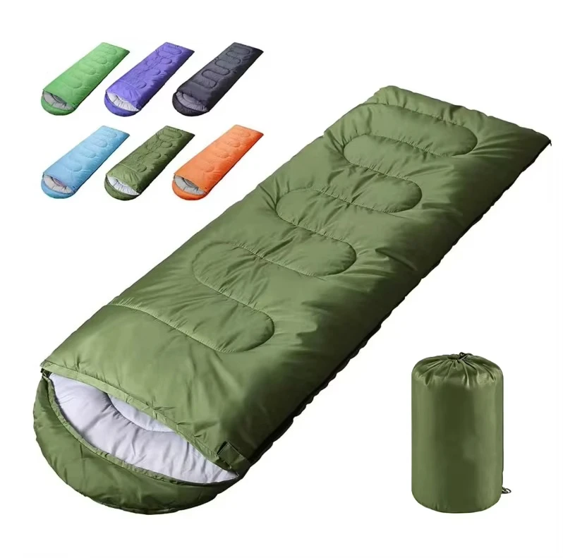 Hot Sale Cheap Portable Comfort Outdoor Envelope Hollow Cotton Camping Sleeping Bags