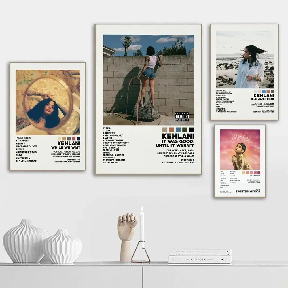 Kehlani It Was Good Until It Wasn't Music Star Album Cover Poster Canvas Painting Wall  Picture Living Room Home Decor