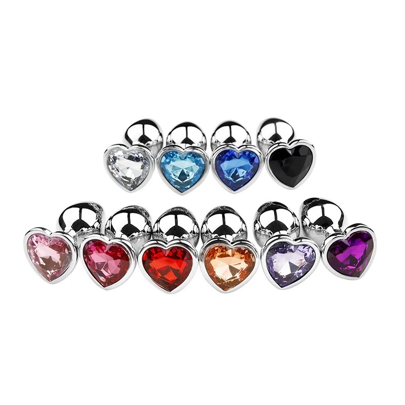 Metal Anal Plug for Women Men Couples Butt Plug Butt Toy Adult Game Masturbator Anal S/M/L Diamond Sex Toy for Adult Products - Image 5