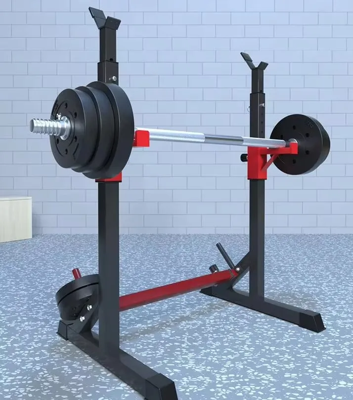 Tough Space Saving Fitness Frame Simple Bench Press Matching Stand Rental House Gym Use Half Squat Rackpromote sales