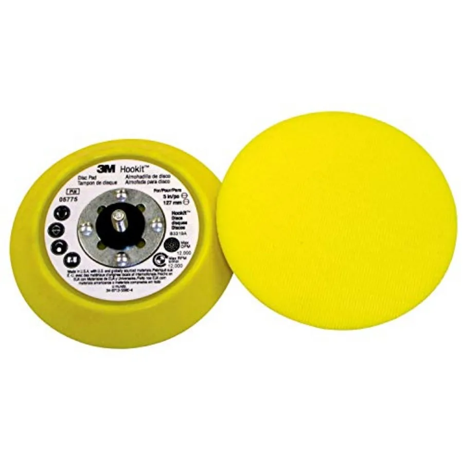 

Hookit Disc Pad 05775 5 in x 3/4 in 5/16-24 External Yellow