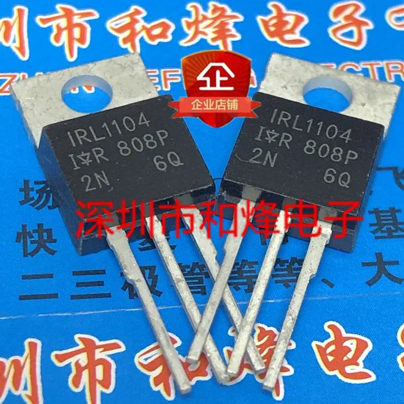 5PCS-10PCS IRL1104  TO-220 40V 104A     Original On Stock Quicky Shipping