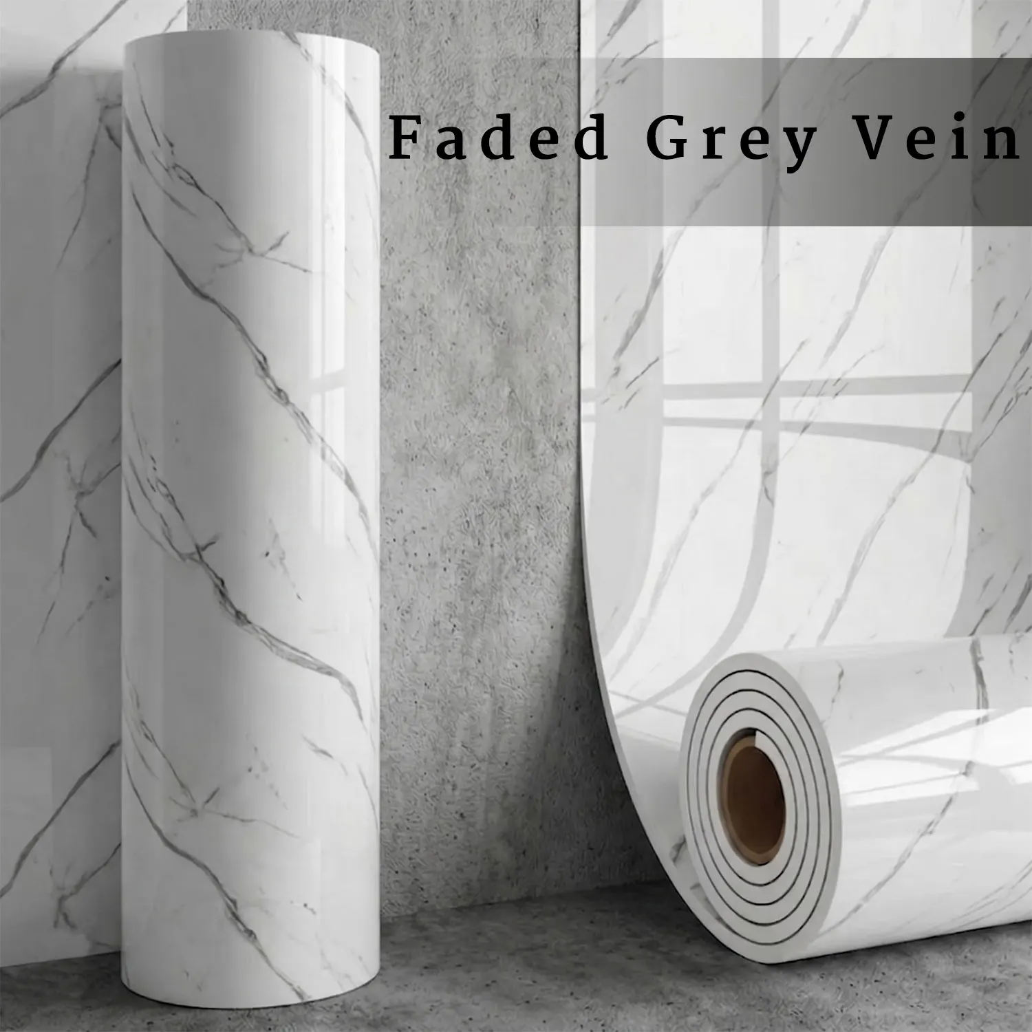 

3m Thickened IXPE Marble Imitation Tile Self-Adhesive Wallpaper Bedroom Living Room Bathroom Waterproof Wall Sticker