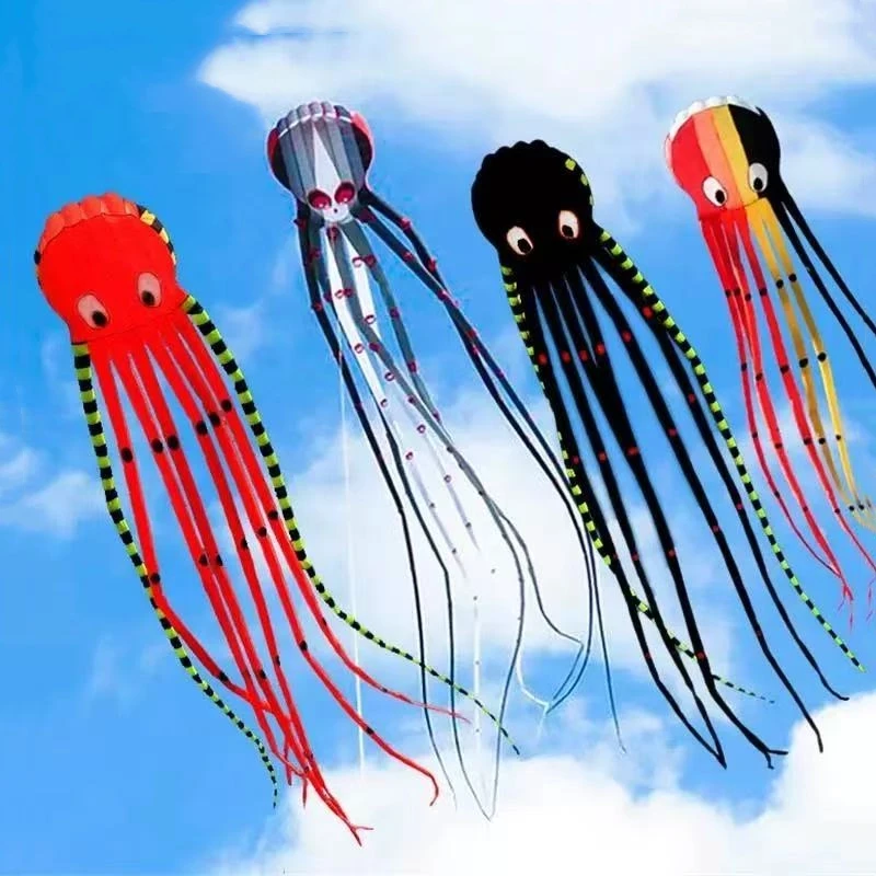 Grote Steenbok octopus vlieger voor volwassenen vliegers parachute nylon vlieger surf vlieger reel winder vliegende slang speelgoed sportshow vlieger plezier
