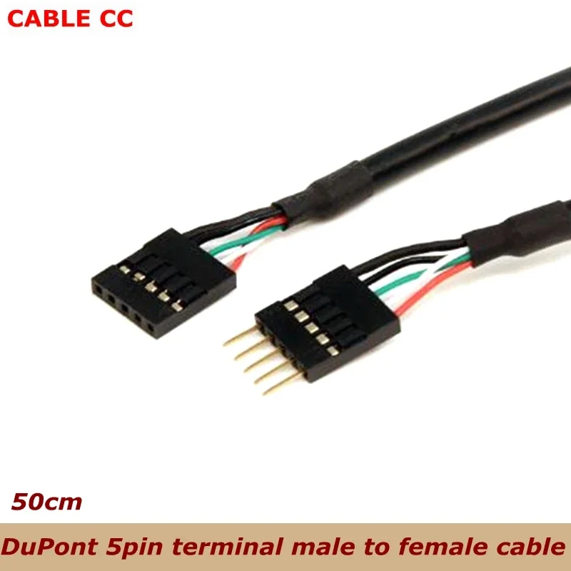 Internal 5Pin USB IDC motherboard connector, male to female extension cable for the best quality of computer host