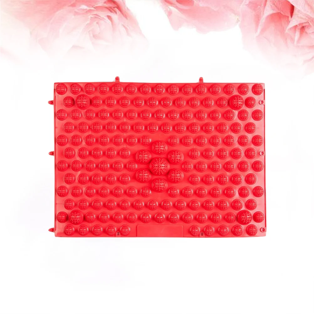 2 قطعة وسادة تدليك القدم ريفليكسولوجي حصيرة العلاج بالابر كرات بيليه نقاط الضغط الإغاثة المنزل مكتب استخدام الأحمر