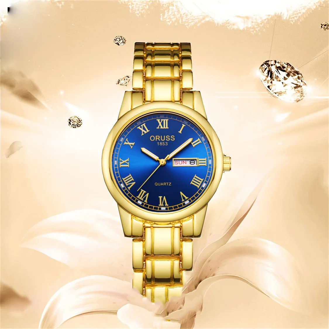 Orologio da donna unico Blue trend fashion everything splendido doppio calendario elegante orologio da donna casual