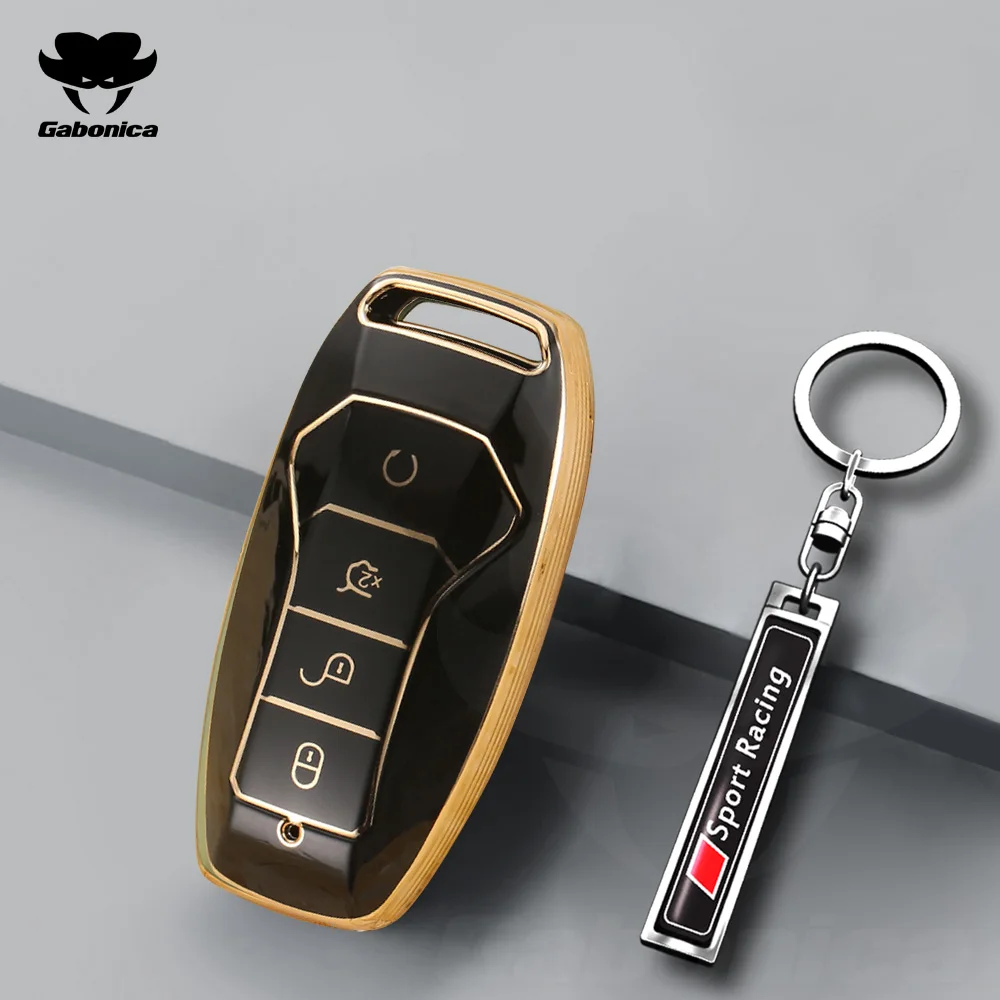 

Soft TPU Car Smart Key Case Cover for BYD Song PRO Han EV Max Tang DM 2018 Qin PLUS Keyless Protector Shell Auto Accessories