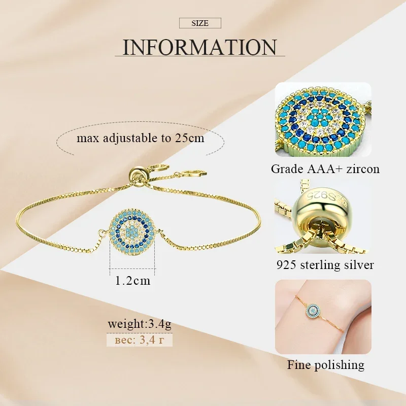 KALETINE 925 Sterling Silver Bracelet Paved Cubic Zirconia  Turkey Good Luck Hamsa Evil Eye Charm Bracelet Women Men Jewelry