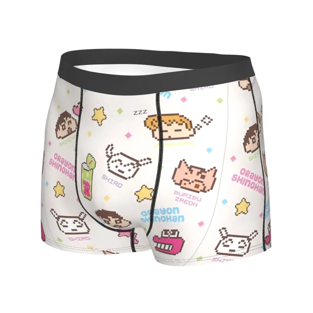 Crayon Shin-chan Underwear Man Underpants Design Soft Trend Trunk Trenky Shorts Briefs Large Size