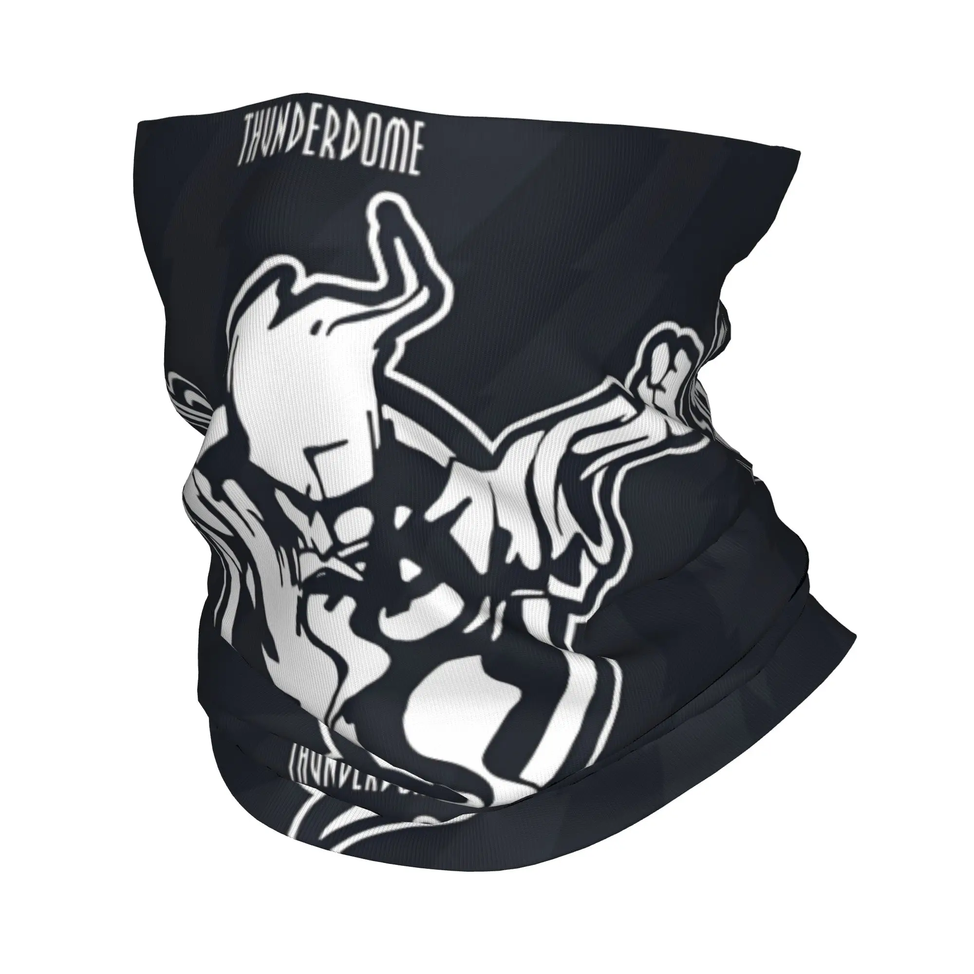 T-Thundered Music Festival Bandana Neck Gaiter Windproof Face Scarf Cover Men Women Domed Hardcore Headband Tube Balaclava