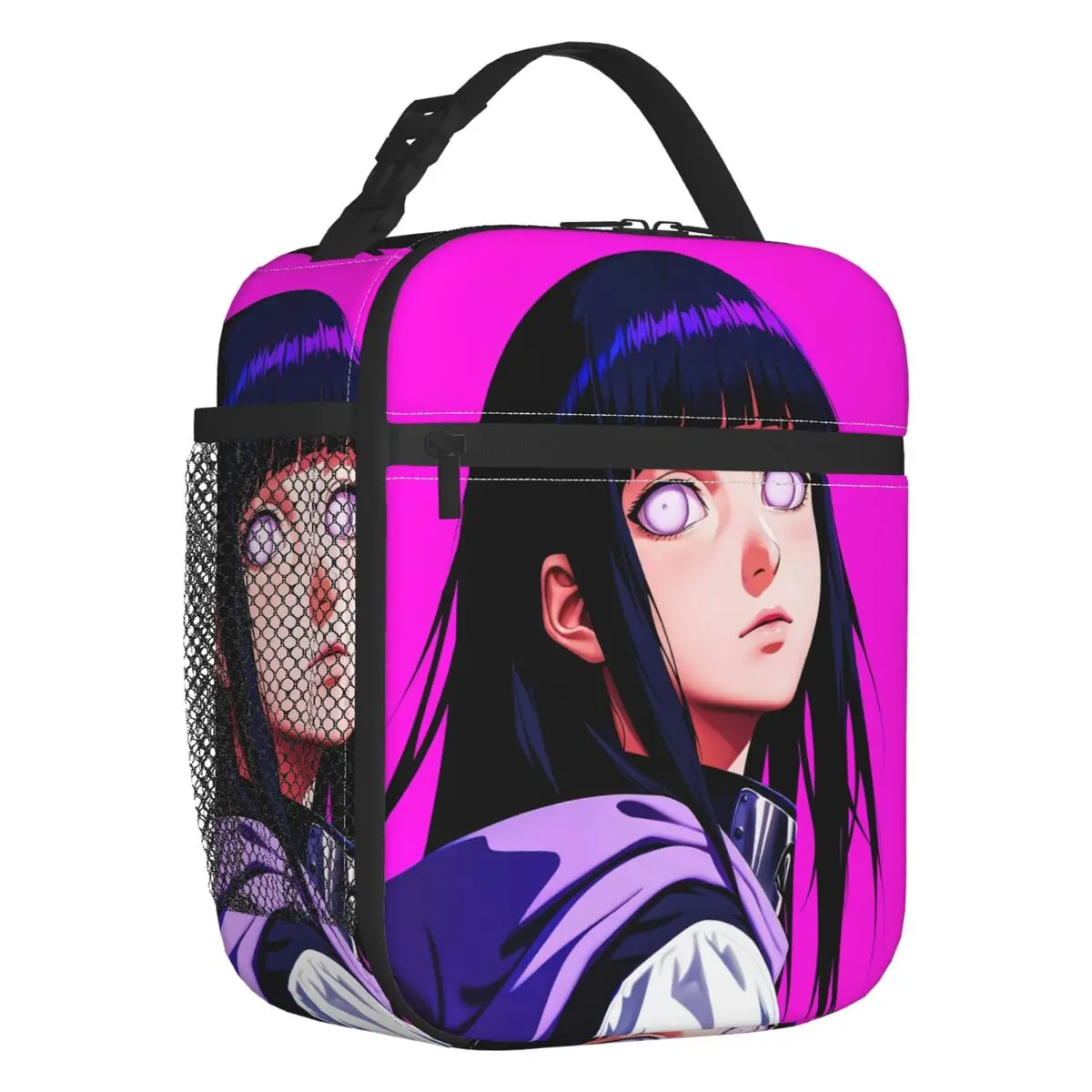 Benutzerdefinierte Naruto Uzumaki Anime Isolierte Lunchtasche für Damen und Herren, auslaufsichere Kühlbox, Thermo-Lunchbox, Strand, Camping, Reisen